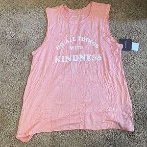 Women’s Pink Tank top soft material size Large